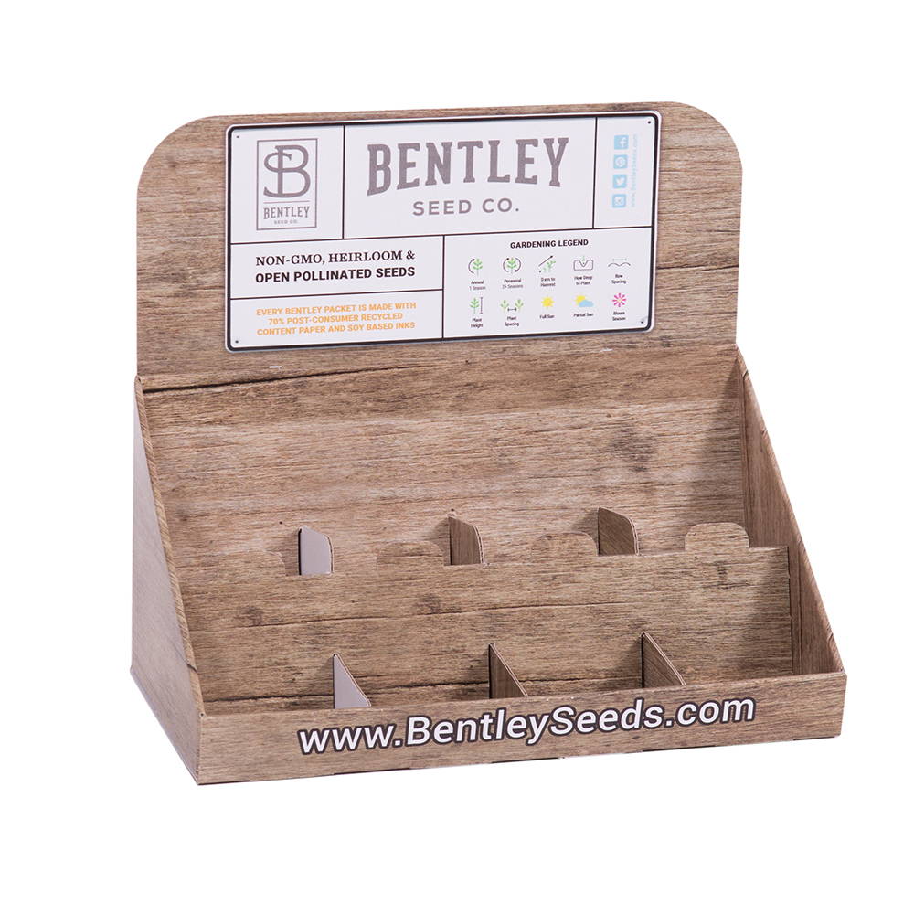 Retail Seed Display Racks Bulk Seed Packets Bentley Seeds